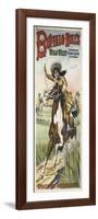 Buffalo Bills and congress of wild west rough riders of the world, amazones américaines-null-Framed Giclee Print