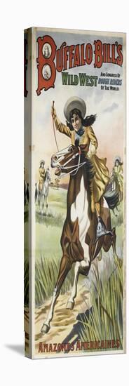 Buffalo Bills and congress of wild west rough riders of the world, amazones américaines-null-Stretched Canvas