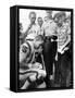 Buffalo Bills Player Jack Kemp Signs His Autograph for a Boy on August 4, 1964-null-Framed Stretched Canvas