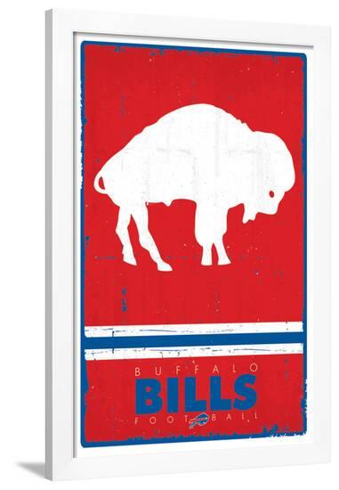 Buffalo Bills - Retro Logo 15--Framed Poster