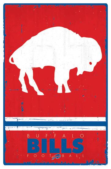 Buffalo Bills - Retro Logo 15-null-Lamina Framed Poster