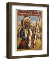 Buffalo Bills Wild West II-null-Framed Giclee Print