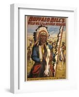 Buffalo Bills Wild West II-null-Framed Giclee Print