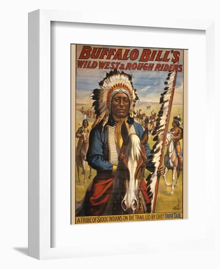 Buffalo Bills Wild West II-null-Framed Giclee Print