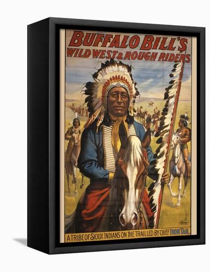 Buffalo Bills Wild West II-null-Framed Stretched Canvas