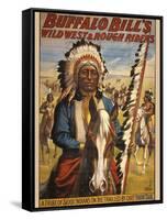 Buffalo Bills Wild West II-null-Framed Stretched Canvas