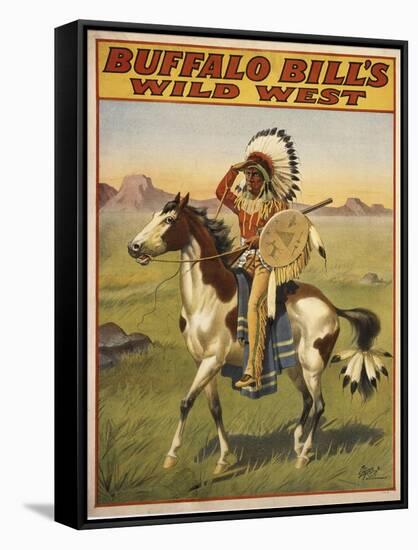 Buffalo Bills Wild West IV-null-Framed Stretched Canvas