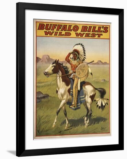 Buffalo Bills Wild West IV-null-Framed Giclee Print