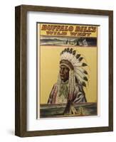 Buffalo Bills Wild West V-null-Framed Giclee Print