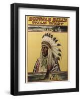 Buffalo Bills Wild West V-null-Framed Giclee Print