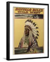 Buffalo Bills Wild West V-null-Framed Giclee Print