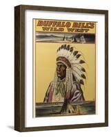 Buffalo Bills Wild West V-null-Framed Giclee Print