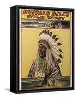 Buffalo Bills Wild West V-null-Framed Stretched Canvas