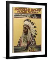 Buffalo Bills Wild West V-null-Framed Giclee Print