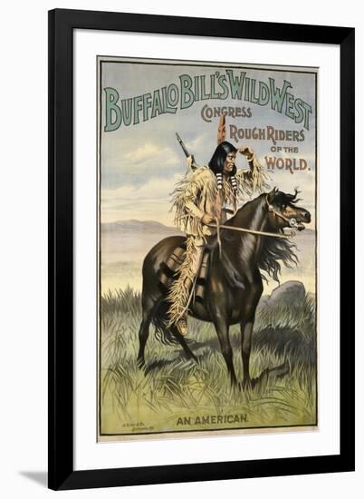Buffalo Bills Wild West VI-null-Framed Giclee Print