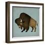 Buffalo Bison I-Ryan Fowler-Framed Art Print