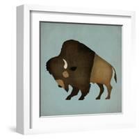 Buffalo Bison I-Ryan Fowler-Framed Art Print
