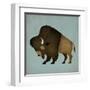 Buffalo Bison I-Ryan Fowler-Framed Art Print