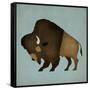 Buffalo Bison I-Ryan Fowler-Framed Stretched Canvas