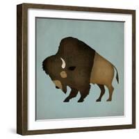 Buffalo Bison I-Ryan Fowler-Framed Art Print