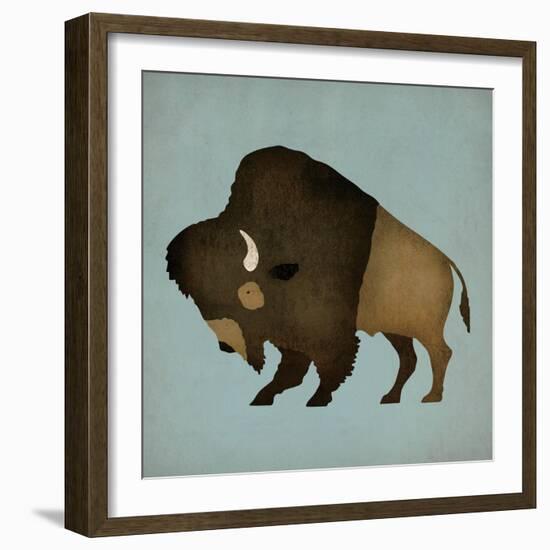 Buffalo Bison I-Ryan Fowler-Framed Art Print