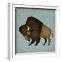 Buffalo Bison I-Ryan Fowler-Framed Art Print