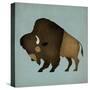 Buffalo Bison I-Ryan Fowler-Stretched Canvas