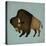 Buffalo Bison I-Ryan Fowler-Stretched Canvas