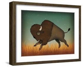 Buffalo Bison II-Ryan Fowler-Framed Art Print
