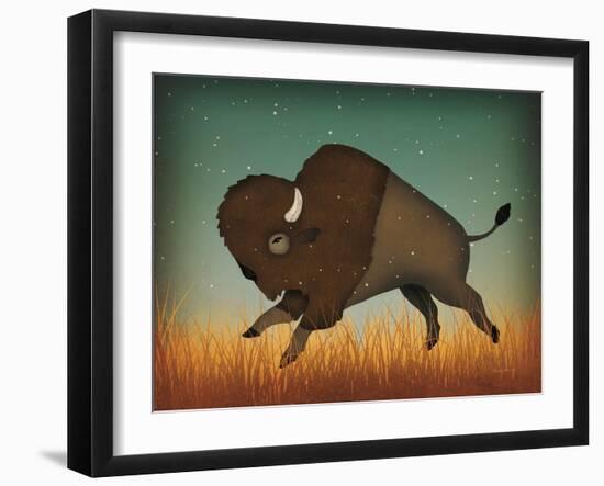 Buffalo Bison II-Ryan Fowler-Framed Art Print