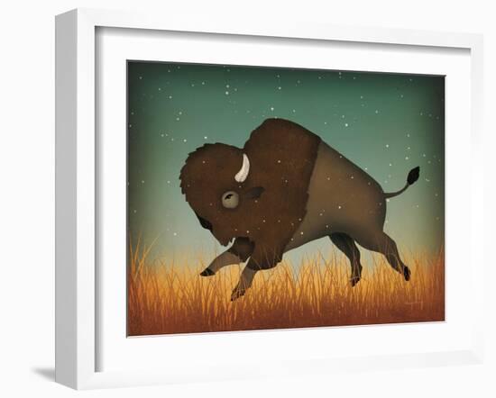 Buffalo Bison II-Ryan Fowler-Framed Art Print