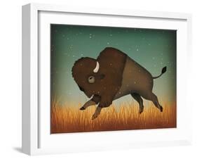 Buffalo Bison II-Ryan Fowler-Framed Art Print