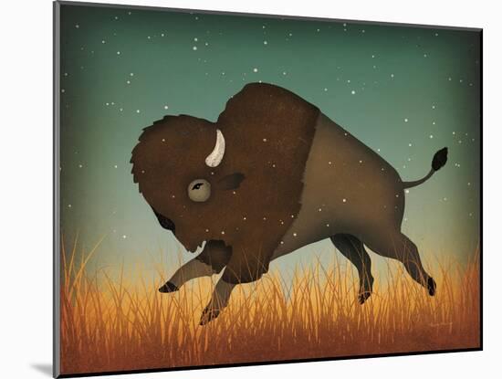 Buffalo Bison II-Ryan Fowler-Mounted Art Print