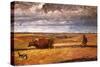 Buffalo Bones Plowed Under, 1930-Harvey Dunn-Stretched Canvas