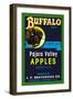 Buffalo Brand Apples-null-Framed Art Print