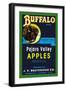 Buffalo Brand Apples-null-Framed Art Print