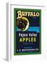 Buffalo Brand Apples-null-Framed Art Print