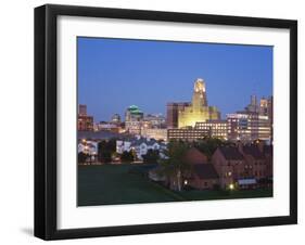 Buffalo City Skyline, New York State, United States of America, North America-Richard Cummins-Framed Premium Photographic Print