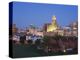 Buffalo City Skyline, New York State, United States of America, North America-Richard Cummins-Stretched Canvas