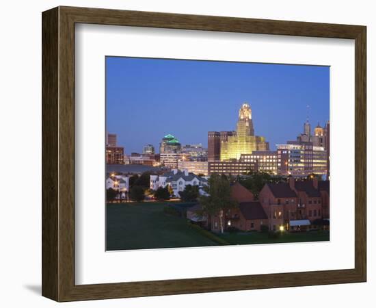 Buffalo City Skyline, New York State, United States of America, North America-Richard Cummins-Framed Photographic Print