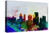 Buffalo City Skyline-NaxArt-Stretched Canvas