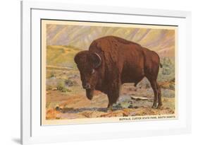 Buffalo, Custer State Park-null-Framed Art Print