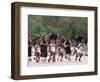 Buffalo Dance Performed by Indians from Laguna Pueblo on 4th July, Santa Fe, New Mexico, USA-Nedra Westwater-Framed Photographic Print