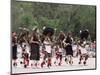 Buffalo Dance Performed by Indians from Laguna Pueblo on 4th July, Santa Fe, New Mexico, USA-Nedra Westwater-Mounted Photographic Print