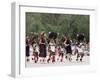 Buffalo Dance Performed by Indians from Laguna Pueblo on 4th July, Santa Fe, New Mexico, USA-Nedra Westwater-Framed Photographic Print