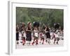 Buffalo Dance Performed by Indians from Laguna Pueblo on 4th July, Santa Fe, New Mexico, USA-Nedra Westwater-Framed Photographic Print