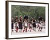 Buffalo Dance Performed by Indians from Laguna Pueblo on 4th July, Santa Fe, New Mexico, USA-Nedra Westwater-Framed Photographic Print