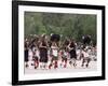 Buffalo Dance Performed by Indians from Laguna Pueblo on 4th July, Santa Fe, New Mexico, USA-Nedra Westwater-Framed Photographic Print