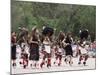 Buffalo Dance Performed by Indians from Laguna Pueblo on 4th July, Santa Fe, New Mexico, USA-Nedra Westwater-Mounted Photographic Print