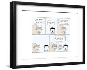 Buffalo Facts-Reza Farazmand-Framed Art Print